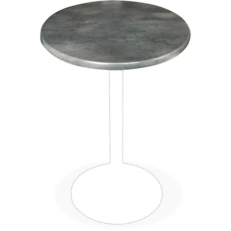 Holland Bar Stool Co 30" dia. Black Steel, Indoor/Outdoor All-Season EnduroTop Table Top OD30RBlkStl