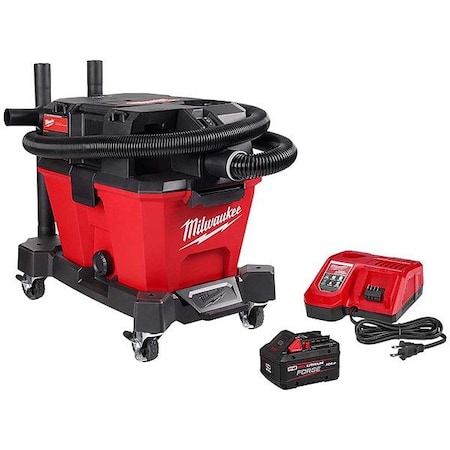 Milwaukee Tool M18 FUEL 6GAL Vac + M18 RDL FORGE XC8.0 0910-20, 48-59-1881