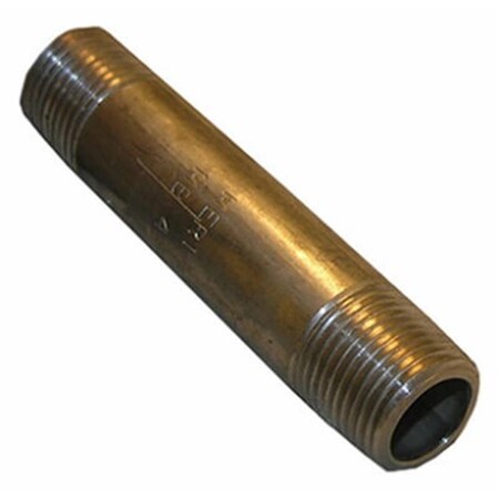 Gfancy Fixtures 0.125 x 6 in. Stainless Steel Pipe Nipple GF604207
