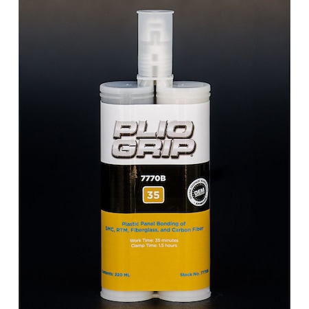 Plio-Grip Plastic Panel Bonding, 220 mL Cartridge, Black 7770B