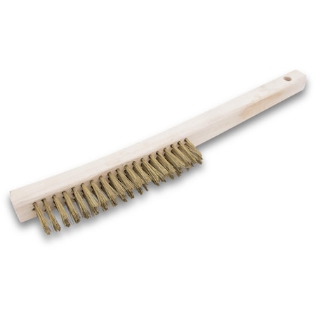 Marshalltown Wire Brush, 32 Ga. Brass Fill E406