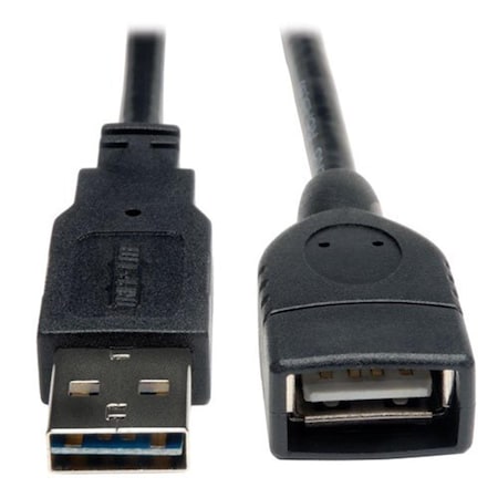 Evolve Tripp Lite, Hi Speed Extension Cable, USB 2.0, Universal Reversible A to A, M-F, 10FT EV193816
