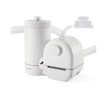 Intex Intex Krystal Clear Above Ground Filter Pump 1500 gal 14.1 in. H X 18.1 in. W X 12.5 in. L 26635EG