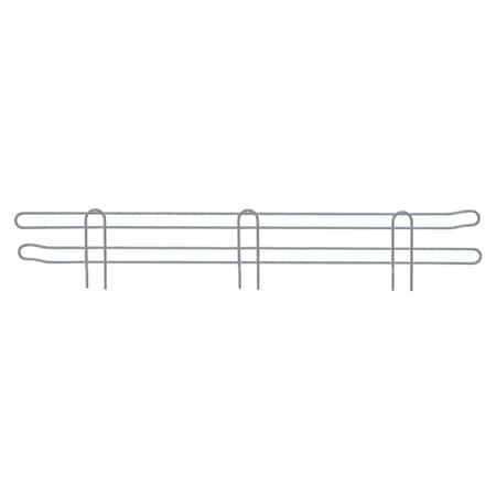 Quantum Storage Systems WIRE SHELVING BACK LEDGE GRAY 48in BL48GY