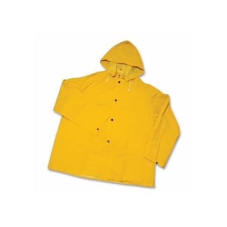 Pip Rainsuit, Jacket w/Detachable Hood, 0.35 mm PVC/Polyester, Yellow, X-Large 112-4036/XL