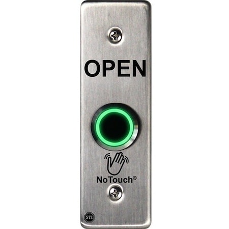 Safety Technology International Touchfree Slim OPEN Button NT-SS002-EN