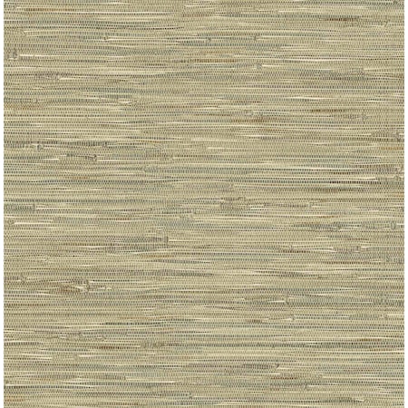 A-Street Prints Exhale Olive Woven Faux Grasscloth Wallpaper 4147-27262