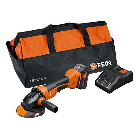 Fein Cordless Angle Grinder, 18V DC, Trigger CCG 18-125 BLPD SELECT