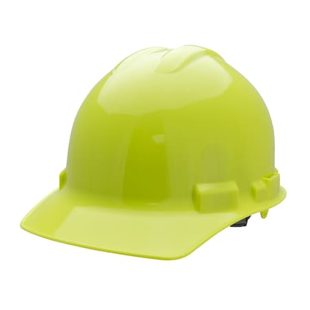 Duo Safety Hard Hat, Ratchet, 4 Point, Green H24R6