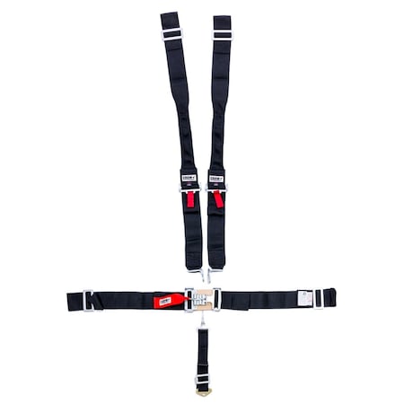 Crow Enterprises 11074DB 5-Point Harness Big Latch Black Hans Wrap Around Pull CRW11074-DB
