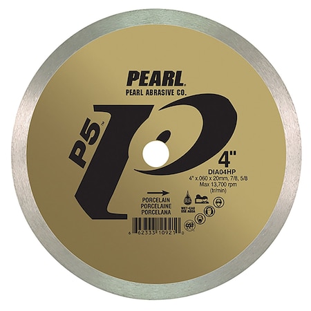 Pearl P5 Porcelain Blade 4in x .060 x 7/8in, 5/8in DIA04HP