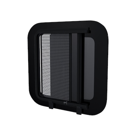 Brixwell 425mm x 425mm Universal Fit Glass Bunk Window With Internal Screen Privacy Tinted DTBUNK011-INT