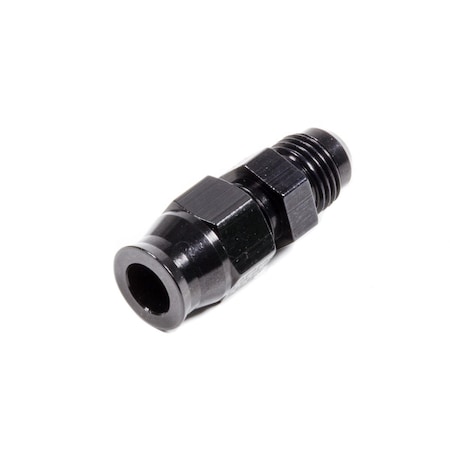 Fragola 892006-BL Aluminum Straight -6 AN Male to 0.38 in. Tube End Adapter Fitting, Black Anodized FRG892006-BL