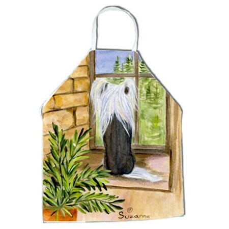 Carolines Treasures Chinese Crested Apron - 27 H x 31 W in. SS8121APRON
