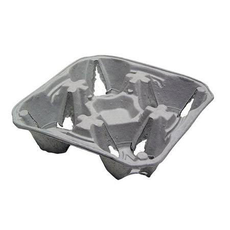 Pitt Plastics 4-cup Beverage Carrier Holds Cups 8-32 oz M510032