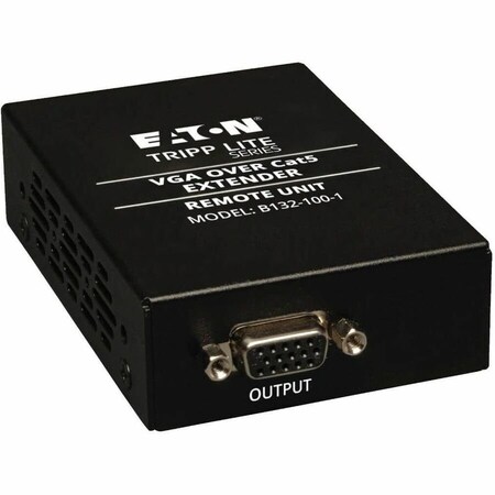 Eaton Tripp Lite Series VGA over Cat5/6 Extender, Box-Style Receiver for Video, Up to 1000 ft. 305 m, B132-100-1