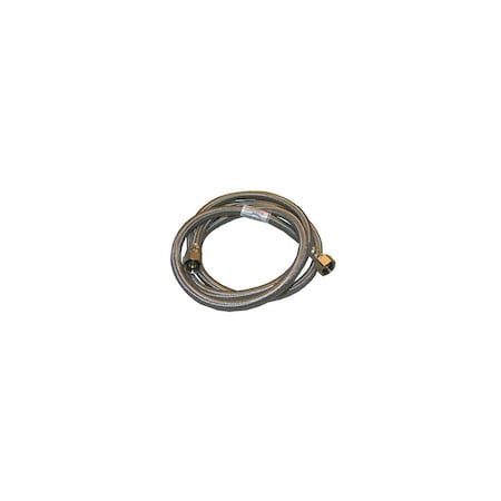 Westlake Pipe & Fittings Faucet Supply Line 1/2in FIP X 1/2in D FIP 72in Braided Stainless Steel 10-0473