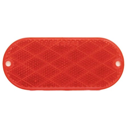 Overtime UL480000 Amber Oval Trailer Reflector OV3256988