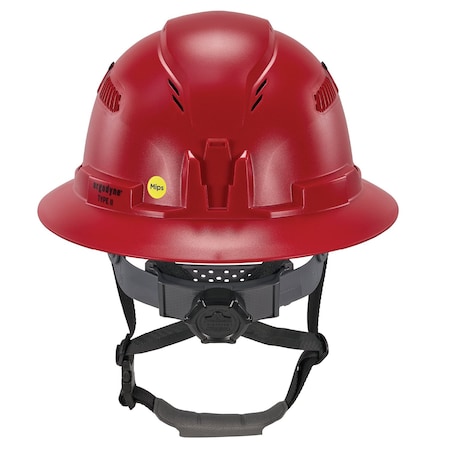 Ergodyne Red Class C Type 2 MIPS Full Brim Safety Helmet 8964-MIPS
