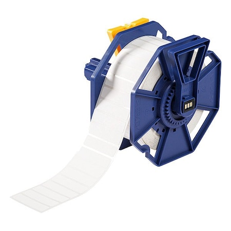 Brady Printer Label, 2 in Label W, 1/2 in Label H, 1,000 Labels per Roll J-53-7425J