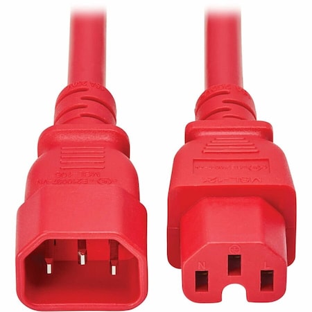 Eaton Power Cord, 10 ft, Red, 15 A P018-010-ARD