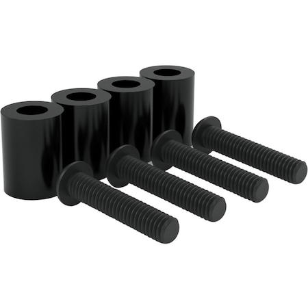 Chief TAS1 Mounting Spacer for Storage Box, Backplane - Silver - 125 lb Load Capacity TAS1