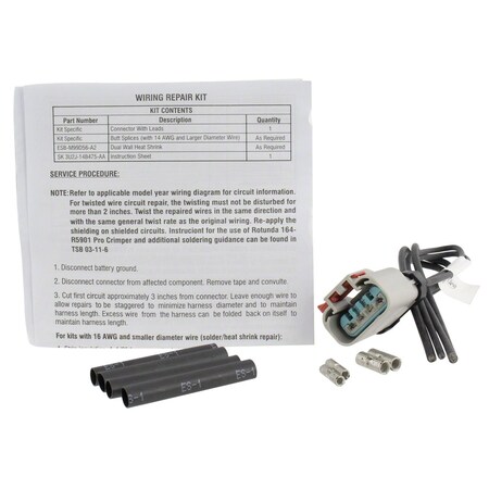 Motorcraft Air Bag Sensor Connector, WPT1658