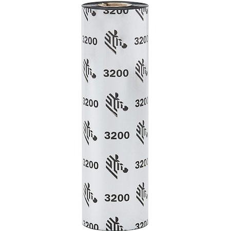 Zebra TT Ribbon, Wax/Resin, 2.25" x 244', 0.5" Core 800132-102