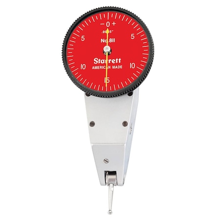 Ls Starrett DIAL TEST INDICATOR- SWIVEL HEAD- RED DIAL R811-5PZ