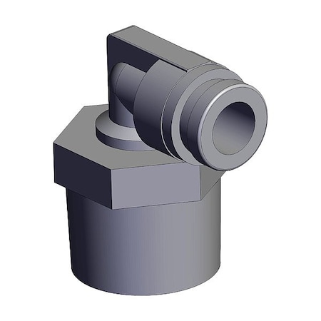 Smc Push-Fit Fitting, Elbow KQG2L06-03S