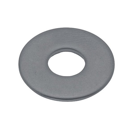 Zoro Select Flat Washer, For Screw Size M12 , PVC Not Applicable Finish, 10 PK WASBM12RPVC