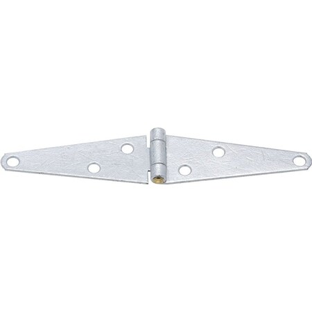 National Hardware Strap Hinge, 1.61 in W Frame Leaf, Steel, Screw Mounting, 60 lb N128-249