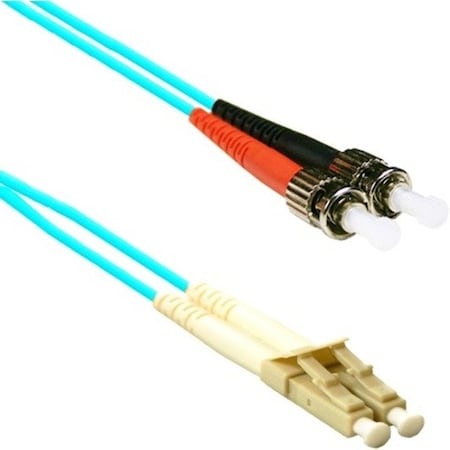 Enet Enet St To Lc 3M Om3 Aqua Patch Cable STLC-10G-3M-ENC