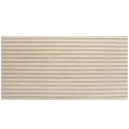 Apollo Tile Bois 24x48 Almond Wood Porcelain Large Format Fluted Wall Tile (15.55 sq ft/case), 2PK ZENEIDEALM2448