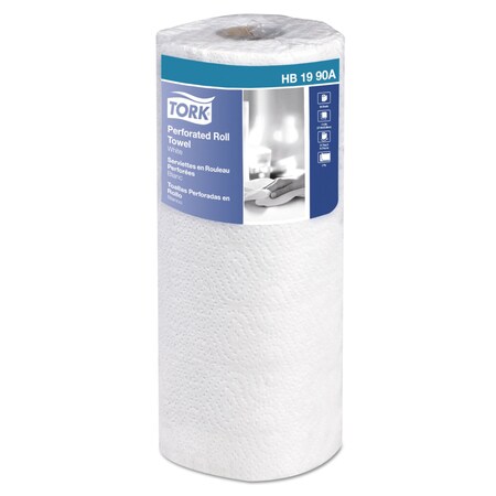 Tork Perforated Roll Paper Towel, 2 Ply, 84 Sheets, 63 ft, White HB1990A