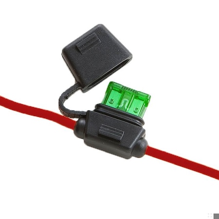 Optifuse IP67 In-Line for Regular Blade, 12AWG 30A LPR-02B-12R