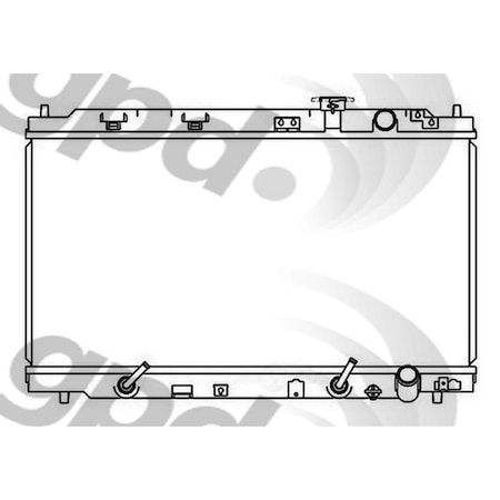 Global Parts Distributors Radiator 1741C