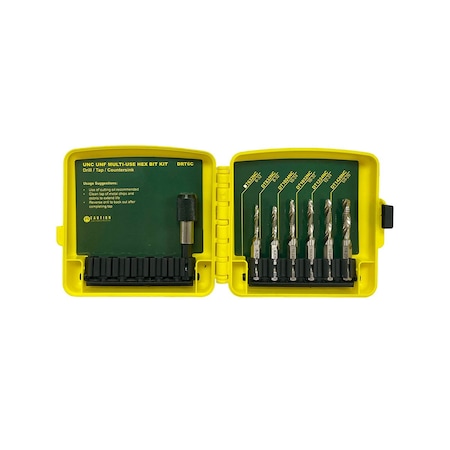Dottie 6 Pc Drill & Tap Bit Kit DRT6C