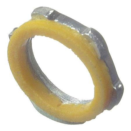 Halex Rigid Conduit Sealer Locknut, 2 in, Steel, Zinc, 2/BAG, 2PK 96186