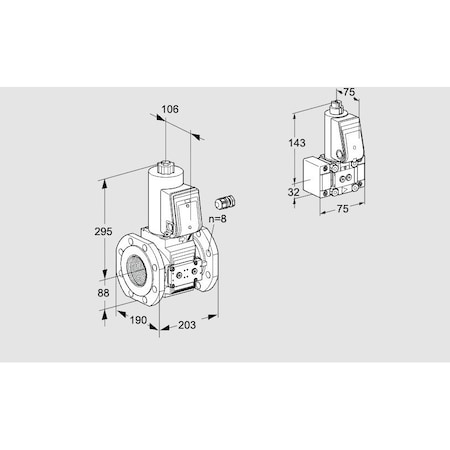 Honeywell Kromschroder VAS780F05NW3E/PP/B- KS88205031