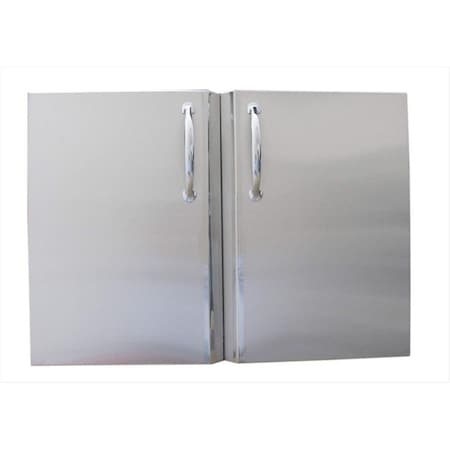 Sunstone 30 in. Double Access Door With Shelves DD30