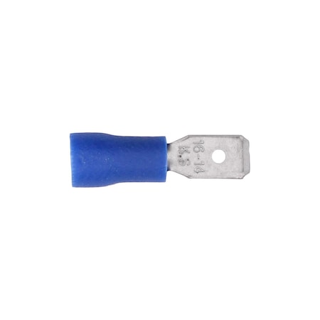 Auveco Solderless Terminal 3/16in Male Quick Connect 16/14 Gauge, 25PK 12165
