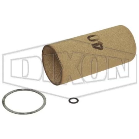 Dixon Watts by Filter Element, 40 Micron Filter Rating, For Use with F602-06, F602-08, F602-12 Filter EK602B