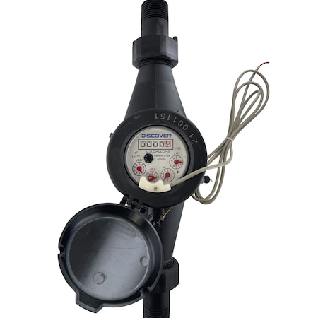 Discover 1/2 in. Multi-Jet Plastic Water Meter Gallons 400006-G