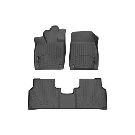 Weathertech Black, Front and Rear Floorliners 441637-1-3