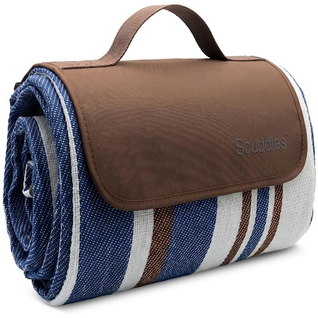 Scuddles 60 in x 80 in Extra Large Outdoor Picnic Blanket SCPRZIP