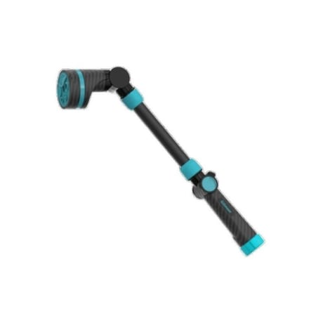 Gilmour Mfg Watering Hose Wand, 5-Spray Pattern, Articulated, Metal/Plastic/Rubber, 19 in L Wand 885201-1001
