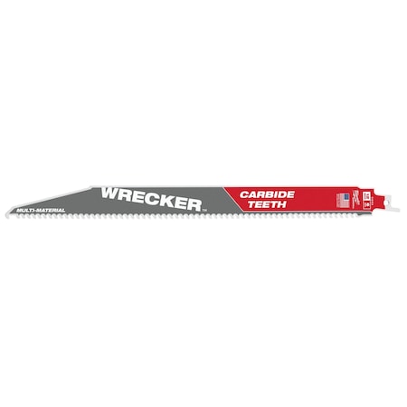 Milwaukee Tool 12 in x 6 TPI Reciprocating Saw Blade, 3 PK 48-00-5343