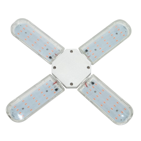 Gt-Lite LED 4-Panel Folding Grow Bulb, 30W, E26 GT-GR-4P40