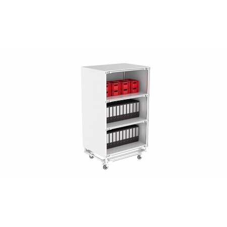 Trilogiq 3-Level Close Compartment Cart. 21402-02